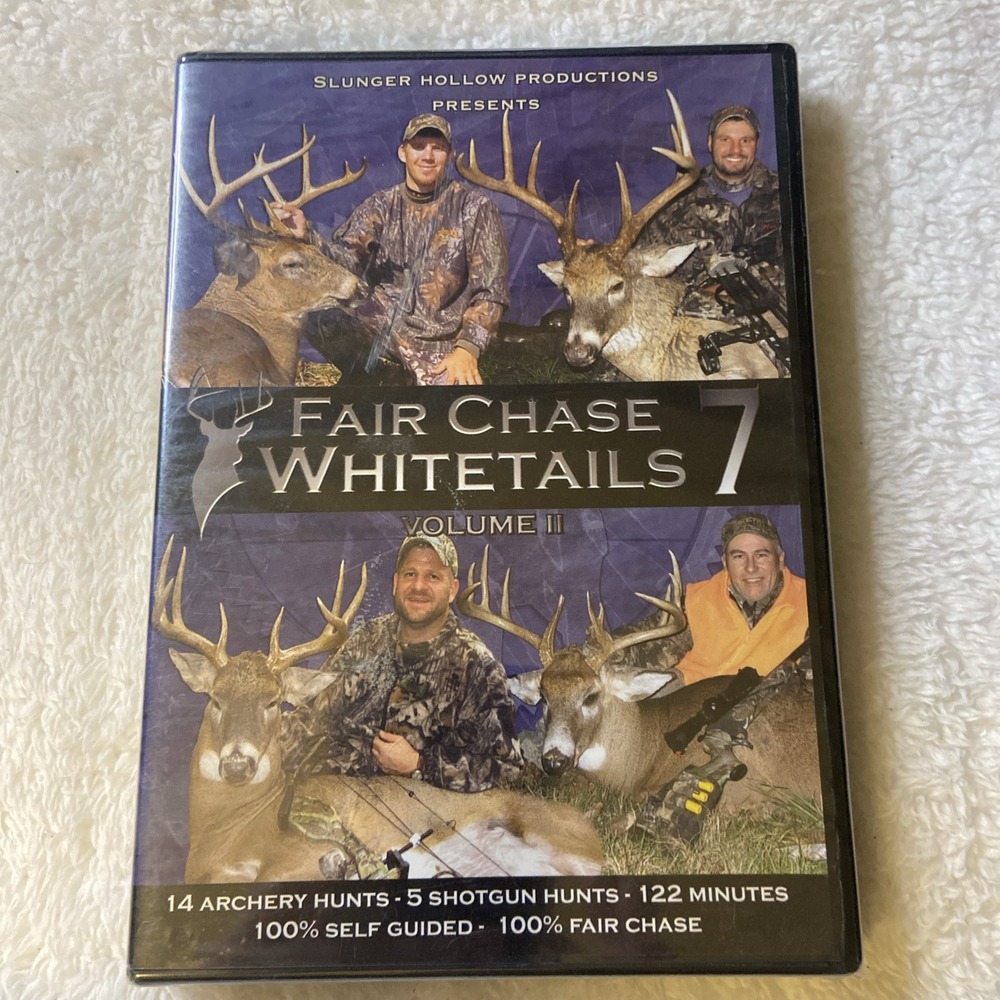 Fair Chase Whitetails 7 Volume II Dvd NIP Sealed Deer Hunting Archery Shotgun